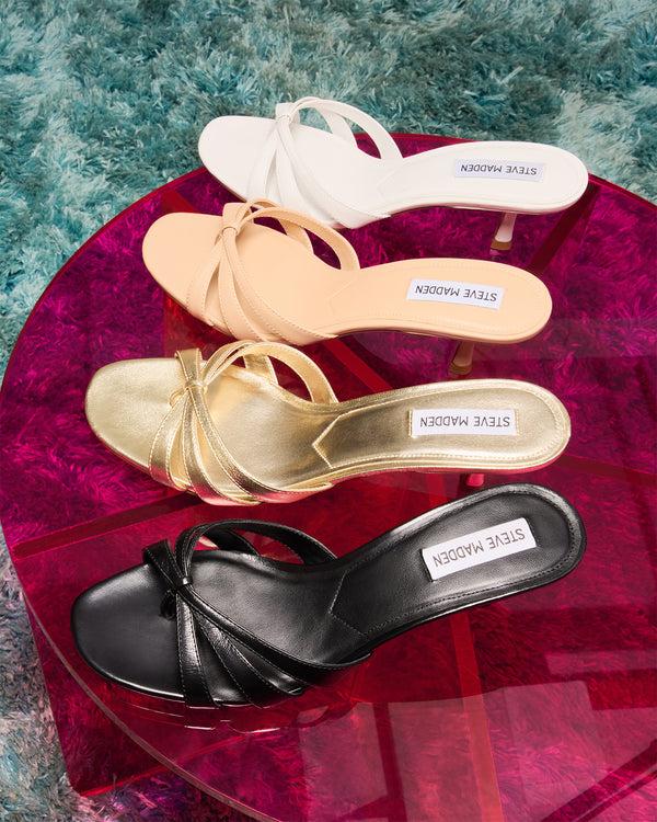 Steven New York Cary Cuir Blanc