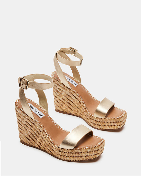 Steven New York Cassie Cuir Doré