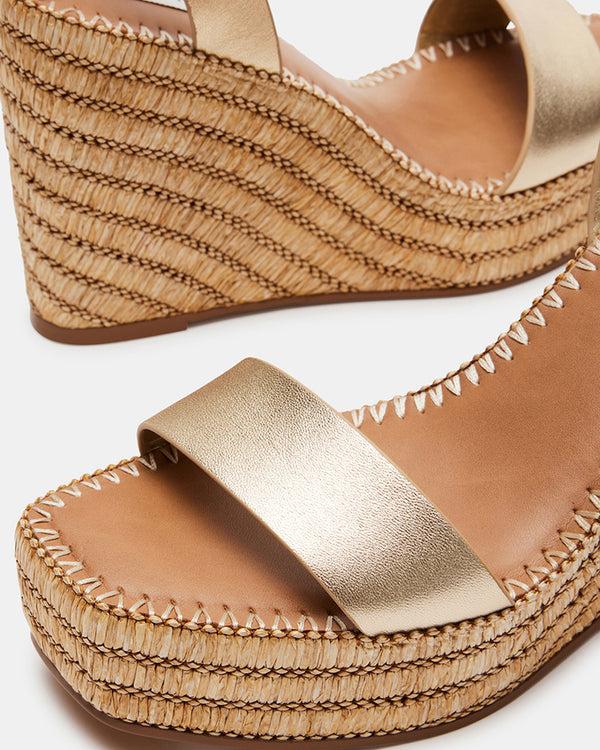 Steven New York Cassie Cuir Doré