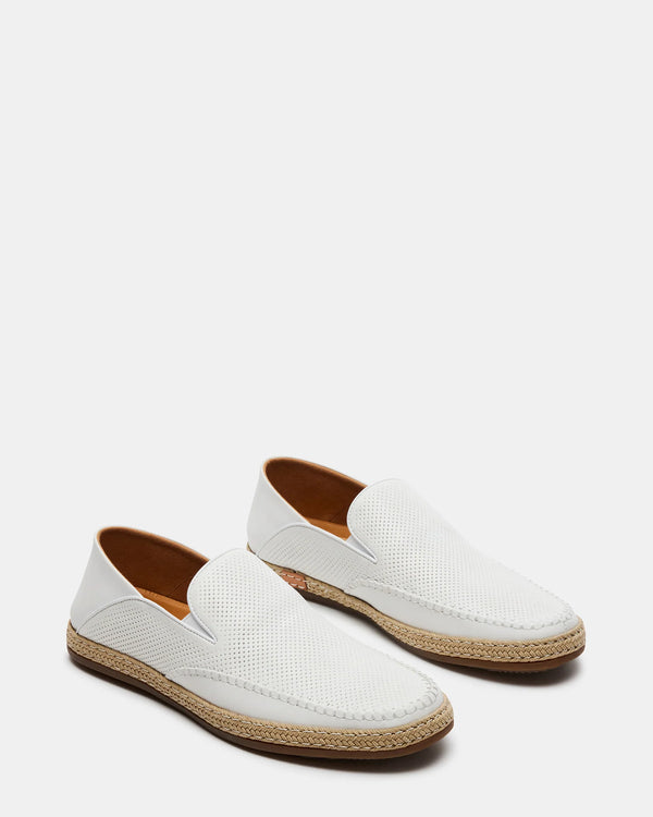 Steven New York Caydenn Cuir Blanc