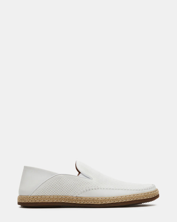 steven new york Caydenn Cuir Blanc