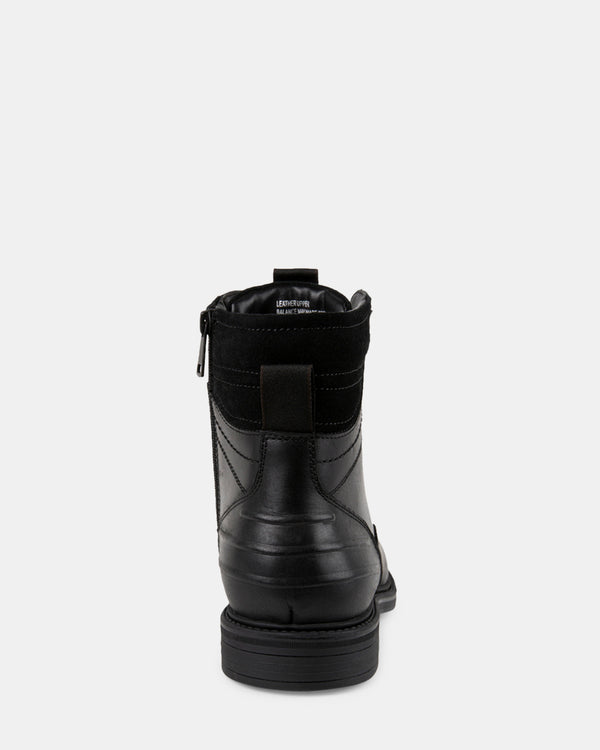 Steven New York Cloverrr Cuir Noir
