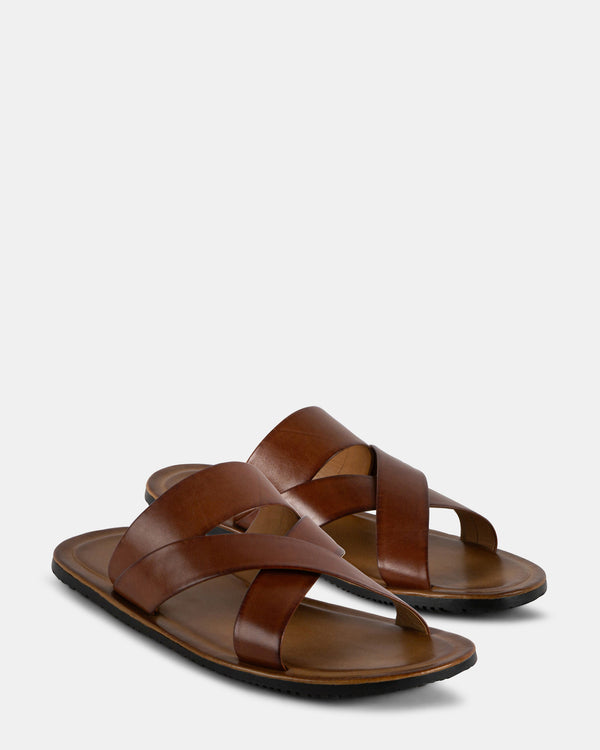 Steven New York Cuir Tan Leo