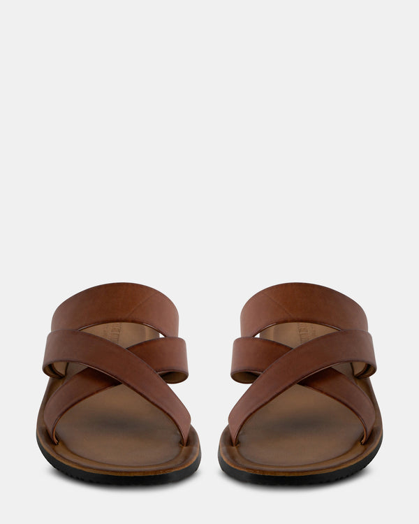 Steven New York Cuir Tan Leo