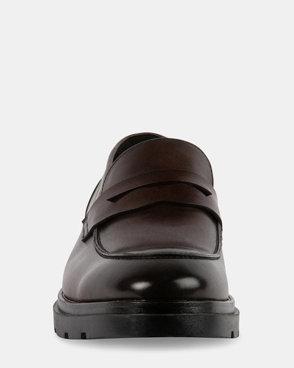 Steven New York Dackk Brun Cuir