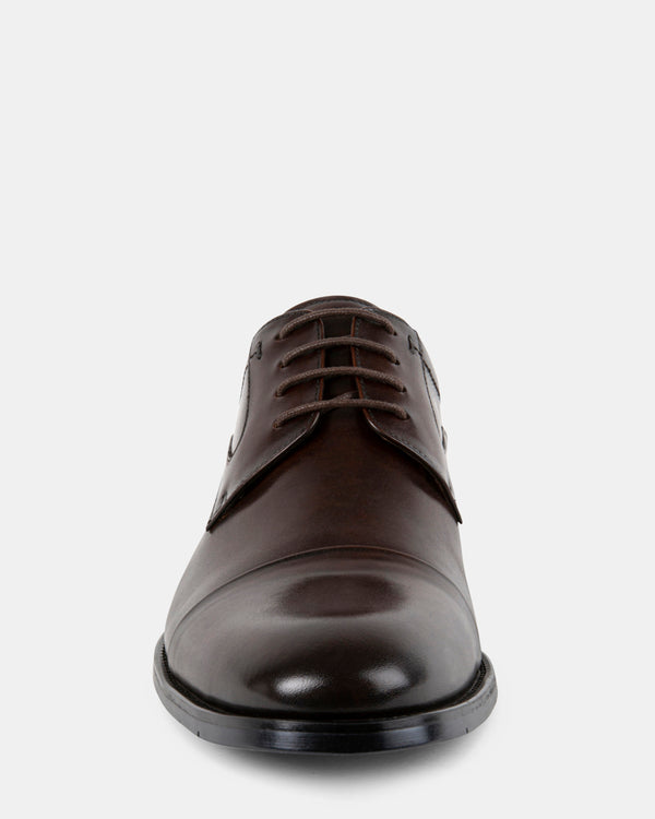 Steven New York Daegan Brun Cuir