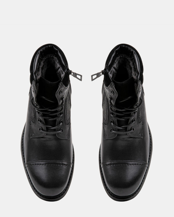 Steven New York Darin Cuir Noir