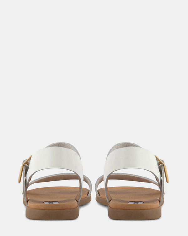Steven New York Daryn Cuir Blanc