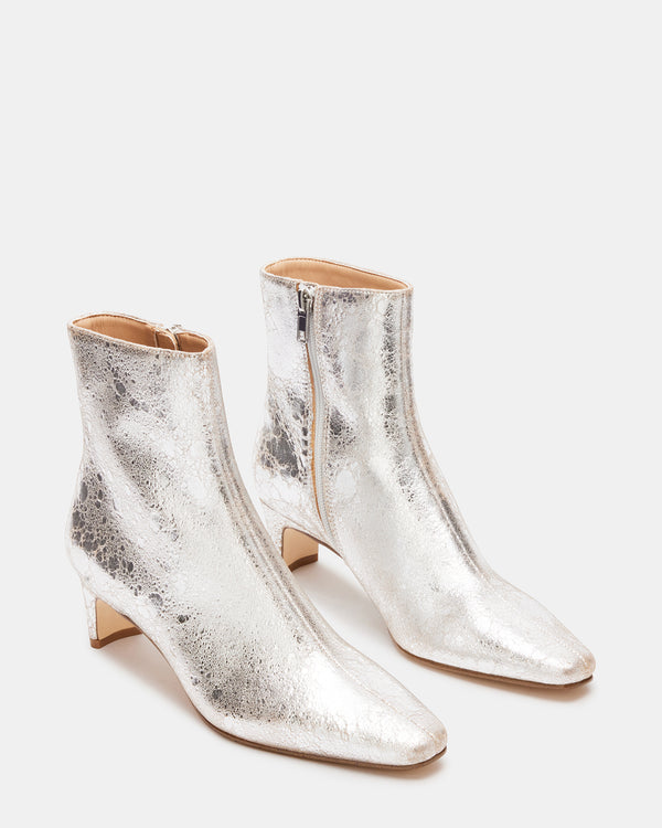 Steven New York Delvie Cuir Argent