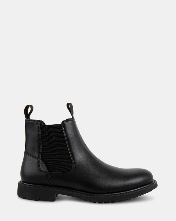 steven new york Devlan Cuir Noir