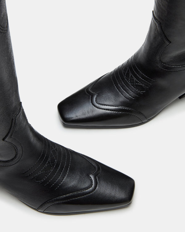 Steven New York Dollie Cuir Noir