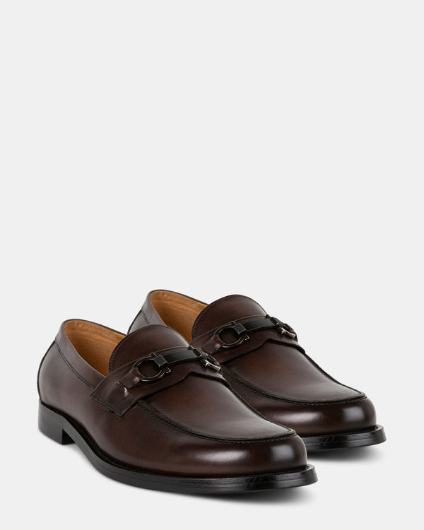 Steven New York Dolph Brun Cuir