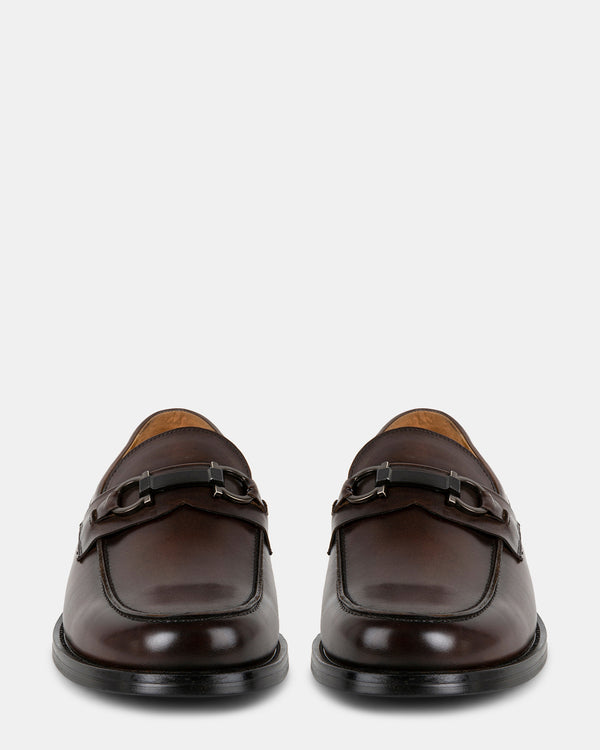 Steven New York Dolph Brun Cuir