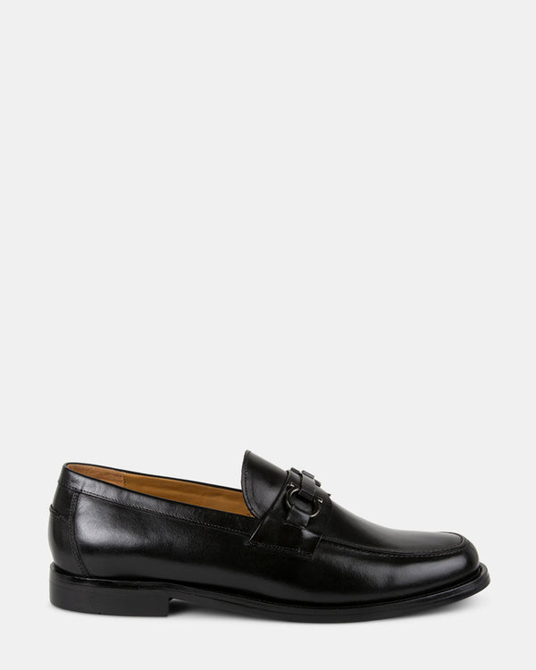 steven new york Dolph En Cuir Noir