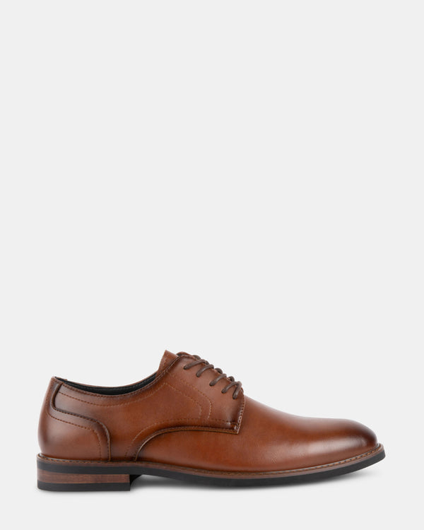 steven new york Edwards Cuir Cognac