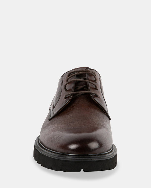 Steven New York Emmeric Brun Cuir