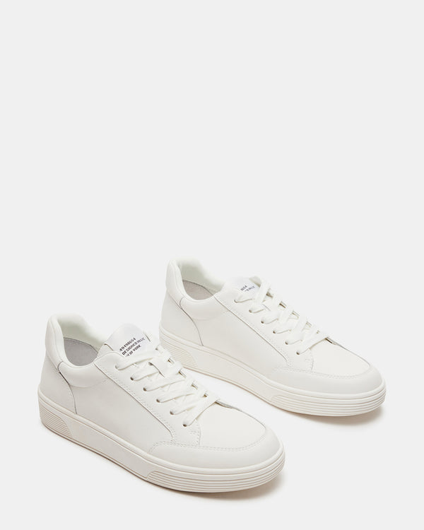 Steven New York Engage Cuir Blanc