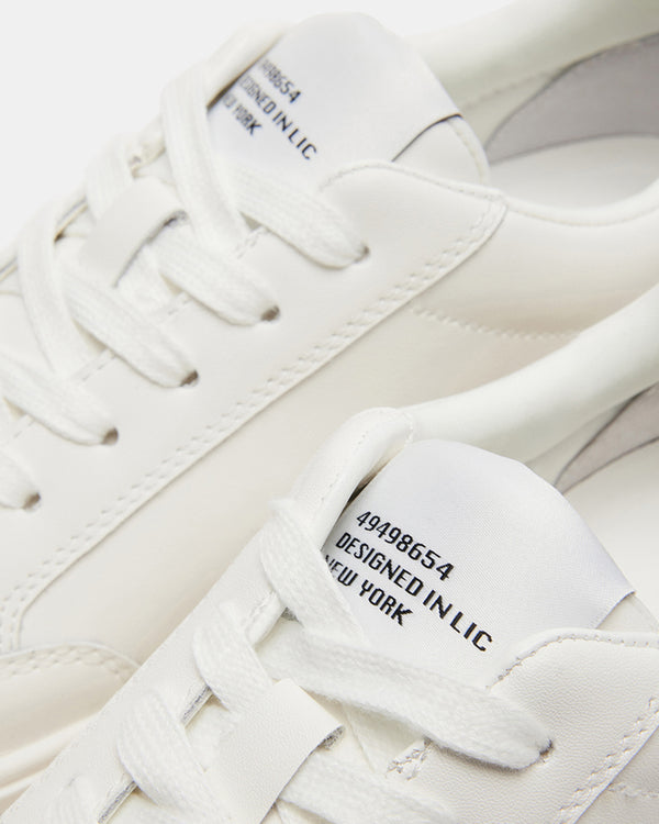 Steven New York Engage Cuir Blanc