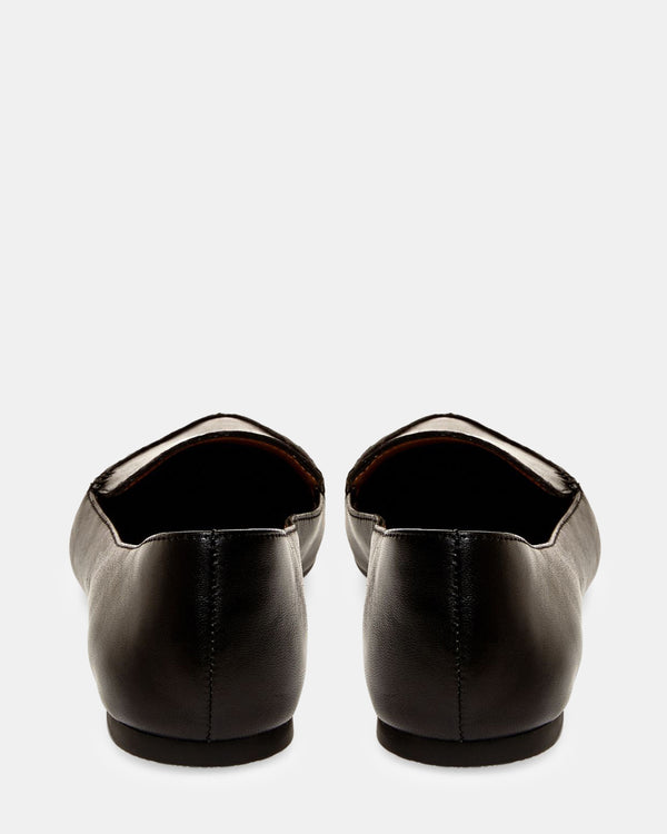 Steven New York Feather Noir Cuir
