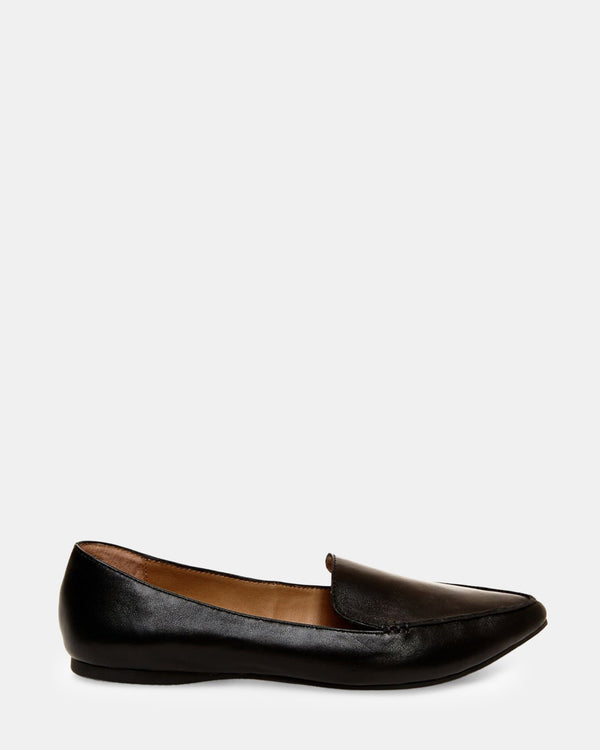 steven new york Feather Noir Cuir
