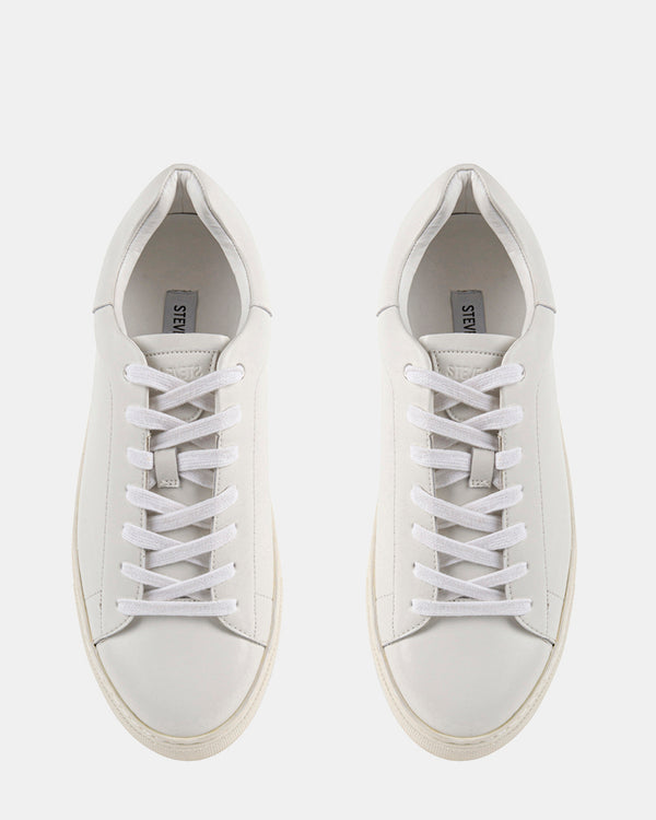 Steven New York Fogarty Blanc Cuir