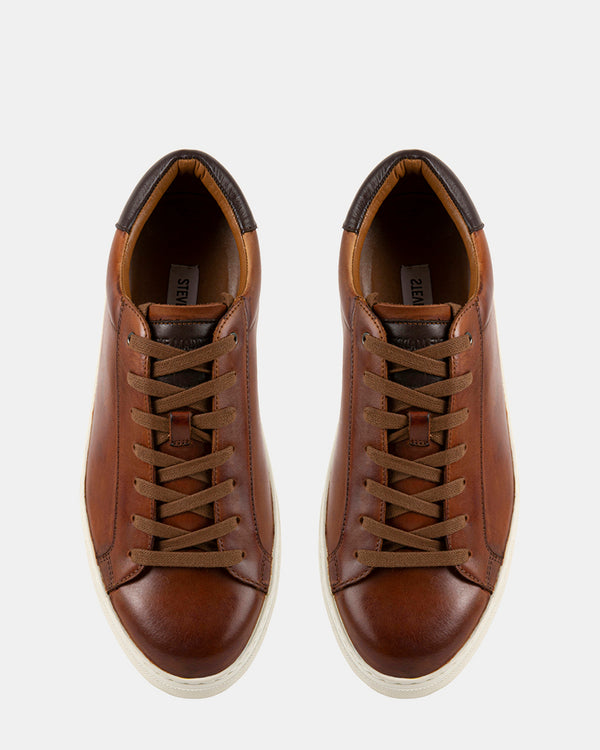 Steven New York Fogarty Brun Clair Cuir