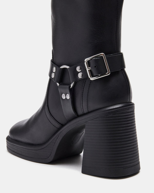 Steven New York Francine Cuir Noir