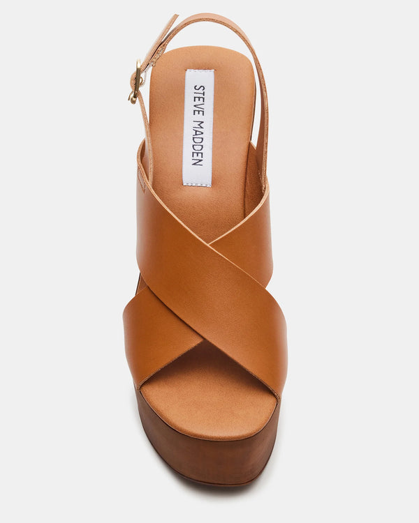 Steven New York Galaxy Cuir Brun Clair