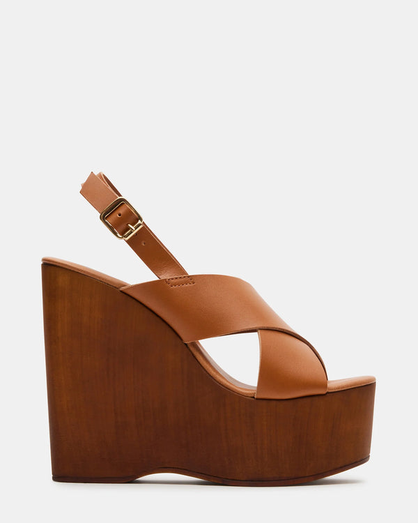 steven new york Galaxy Cuir Brun Clair