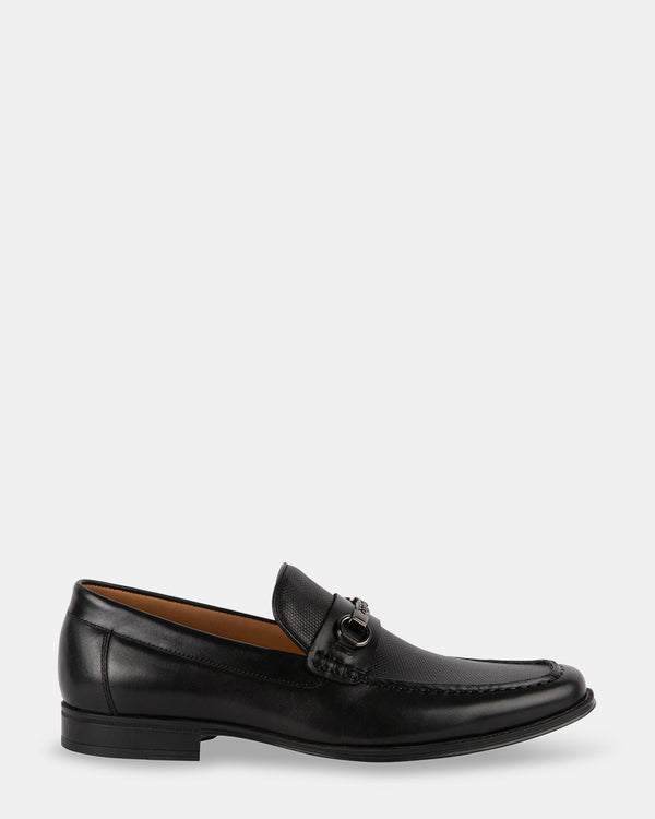 steven new york Geddion Noir Cuir