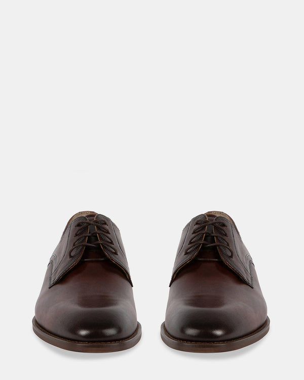Steven New York Gianno Cuir Marron