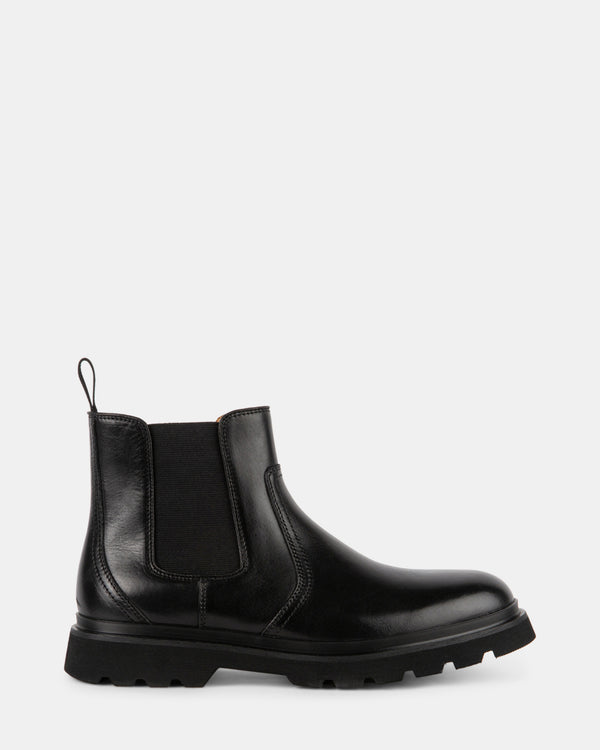 steven new york Gilmore En Cuir Noir