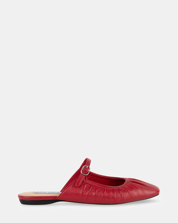 steven new york Giselee Cuir Rouge
