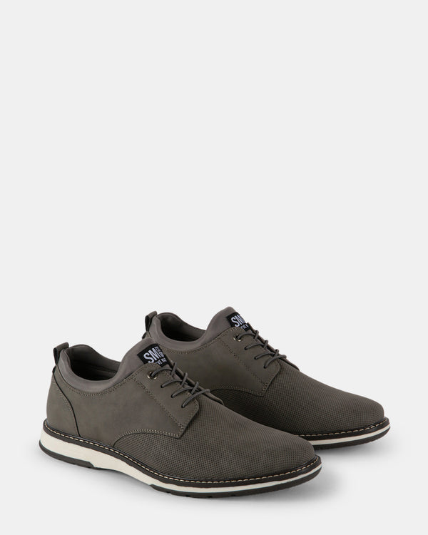Steven New York Gydeon Gris Nubuck
