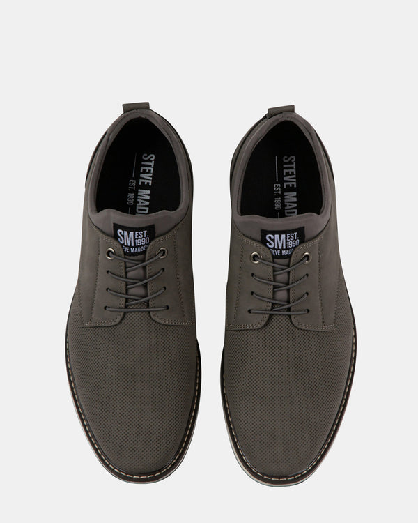 Steven New York Gydeon Gris Nubuck