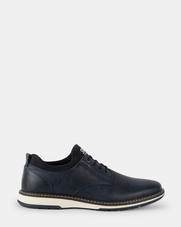 steven new york Gydeon Nubuck Bleu Marine
