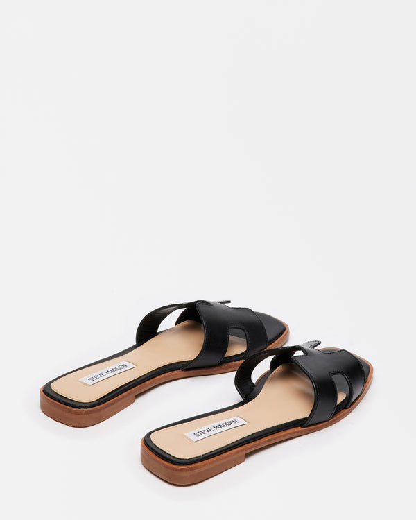 Steven New York Hadyn Cuir Noir