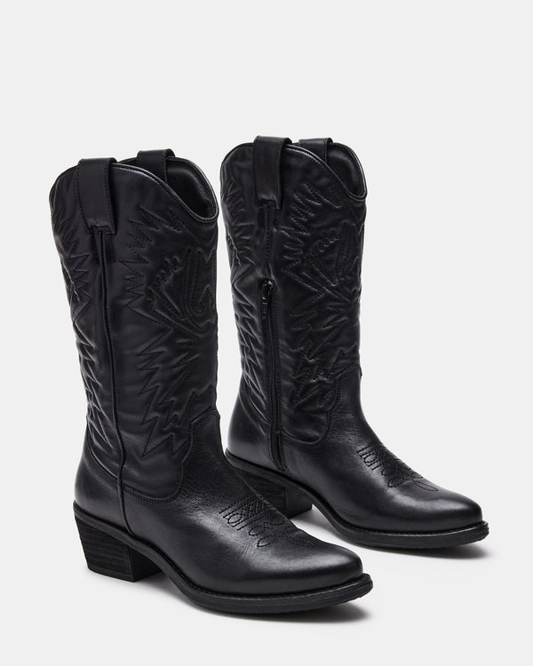 Steven New York Hayward Cuir Noir