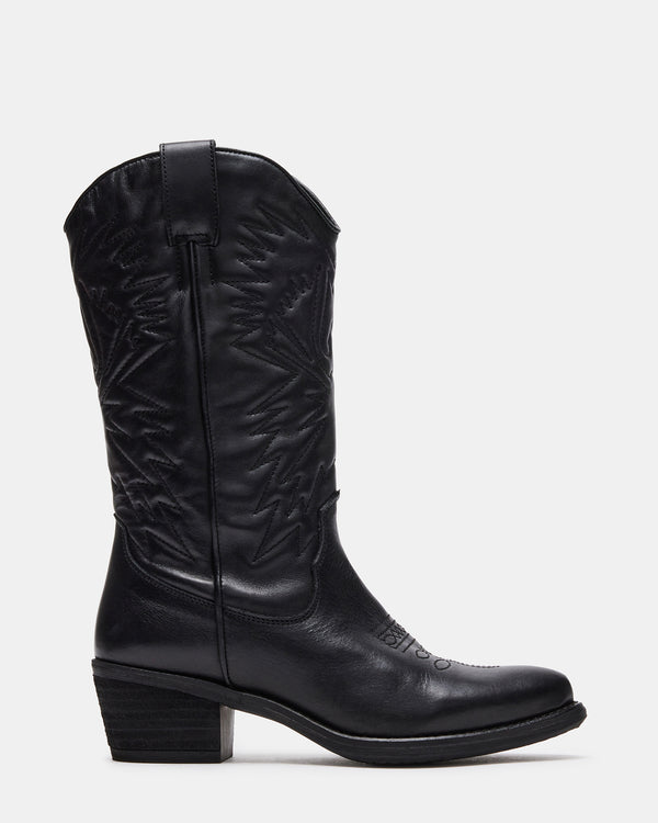 steven new york Hayward Cuir Noir
