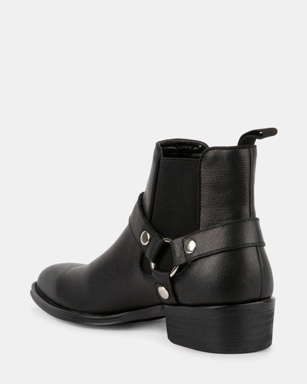 Steven New York Hortonn Noir Cuir