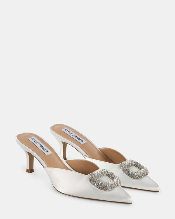 Steven New York Intimidate Satin Blanc Intimidant