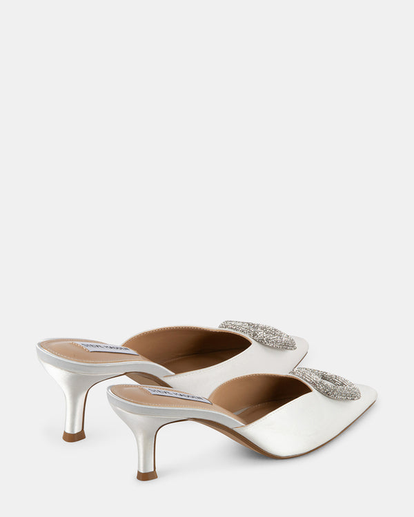 Steven New York Intimidate Satin Blanc Intimidant