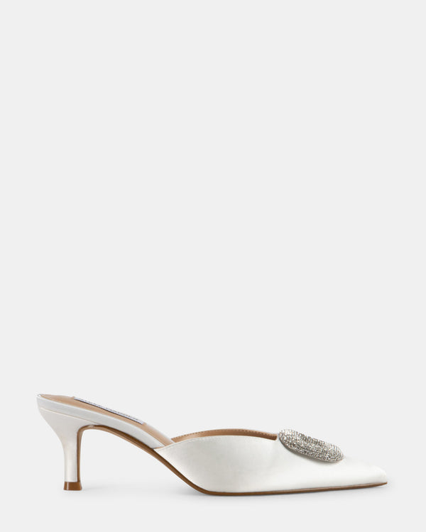 steven new york Intimidate Satin Blanc Intimidant