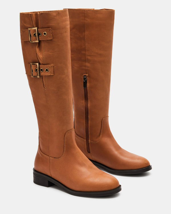 Steven New York Jaymes Cuir Marron