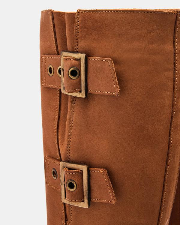 Steven New York Jaymes Cuir Marron