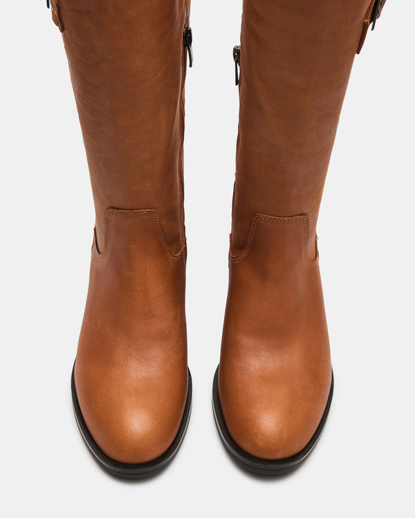 Steven New York Jaymes Cuir Marron