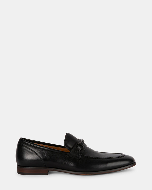 steven new york Jazper Cuir Noir