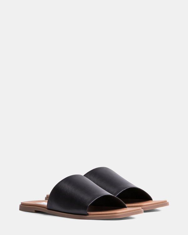 Steven New York Karrmaa Cuir Noir