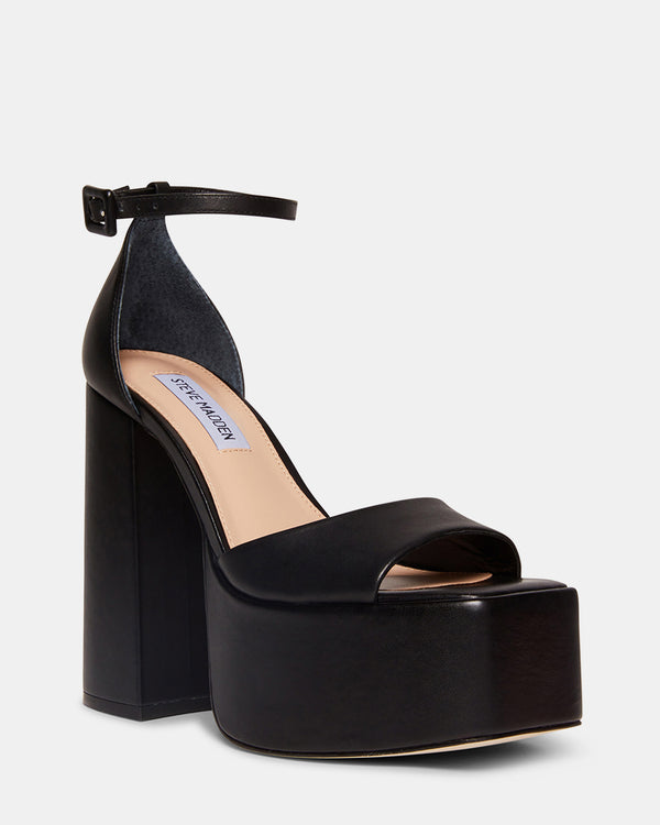 Steven New York Kassiani Cuir Noir