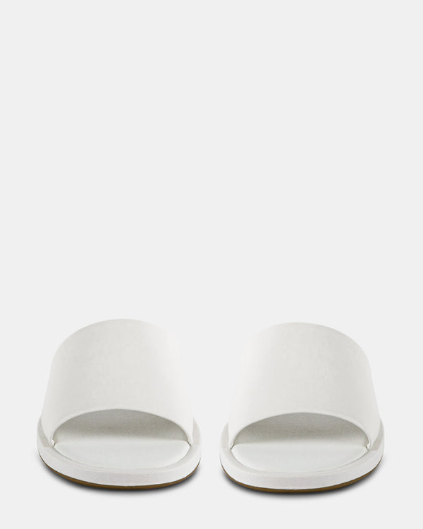 Steven New York Kaya Cuir Blanc